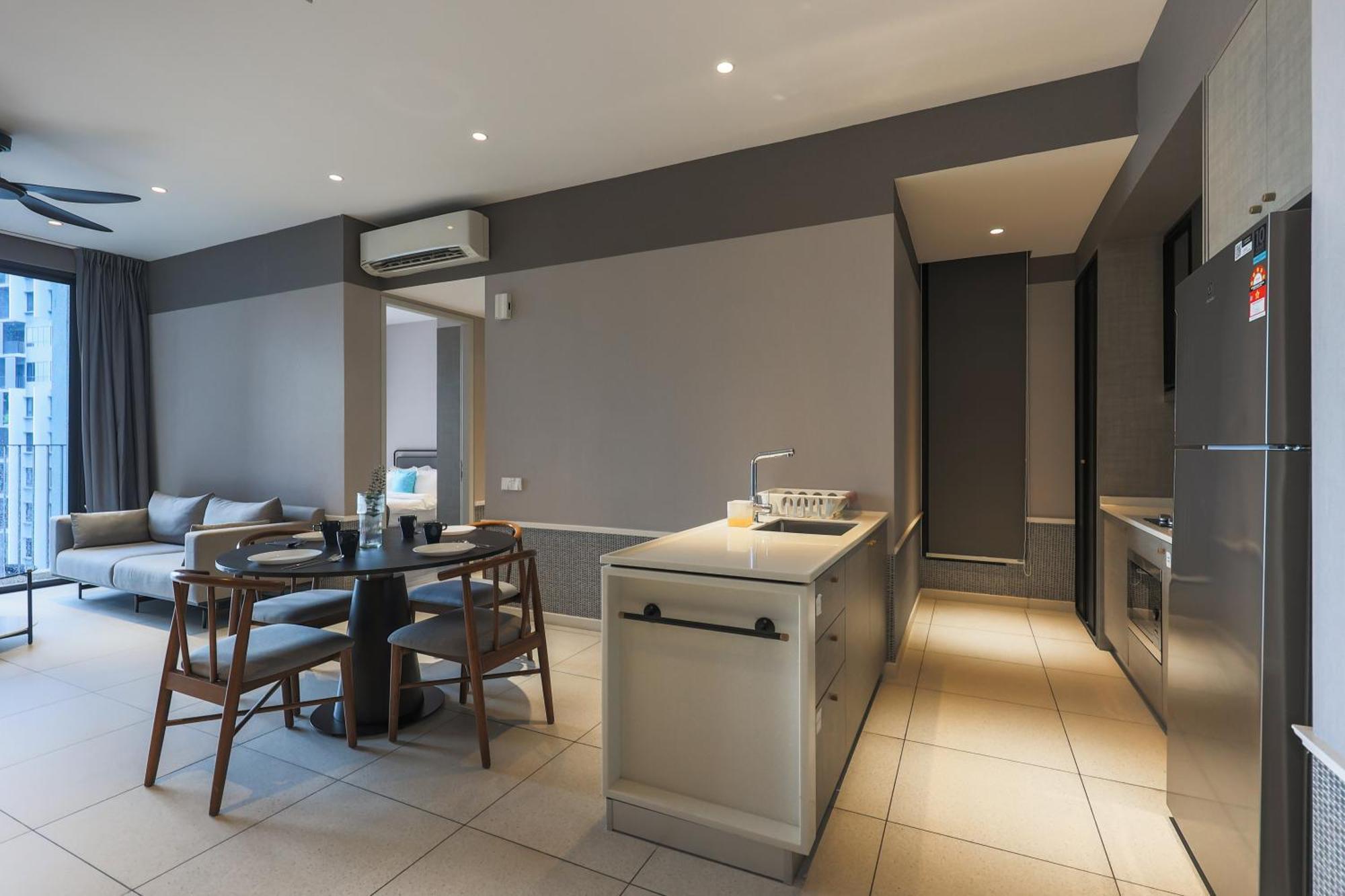 شقة Millerz Square By Mykey كوالالمبور المظهر الخارجي الصورة A typical apartment interior