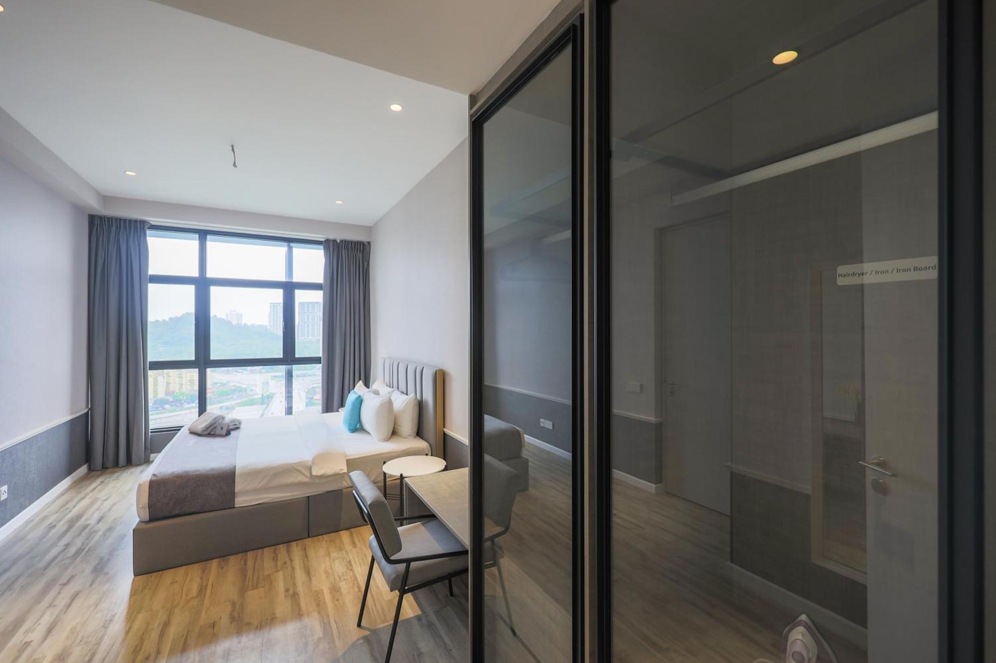 شقة Millerz Square By Mykey كوالالمبور المظهر الخارجي الصورة A bedroom at the hotel