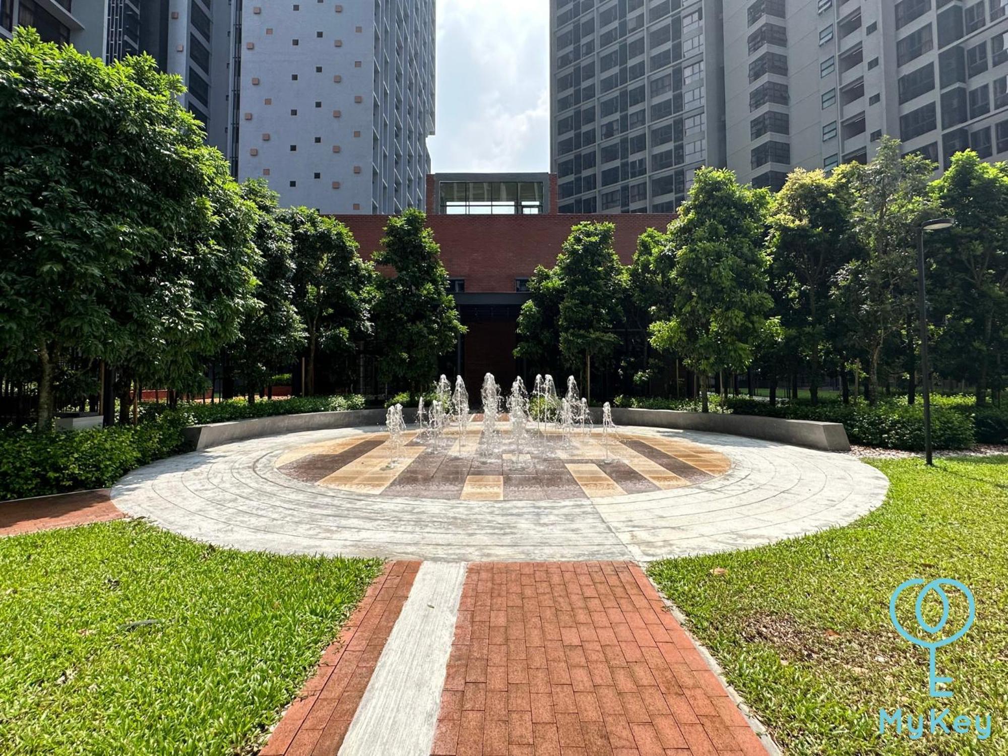 شقة Millerz Square By Mykey كوالالمبور المظهر الخارجي الصورة Fountain at the entrance of the station